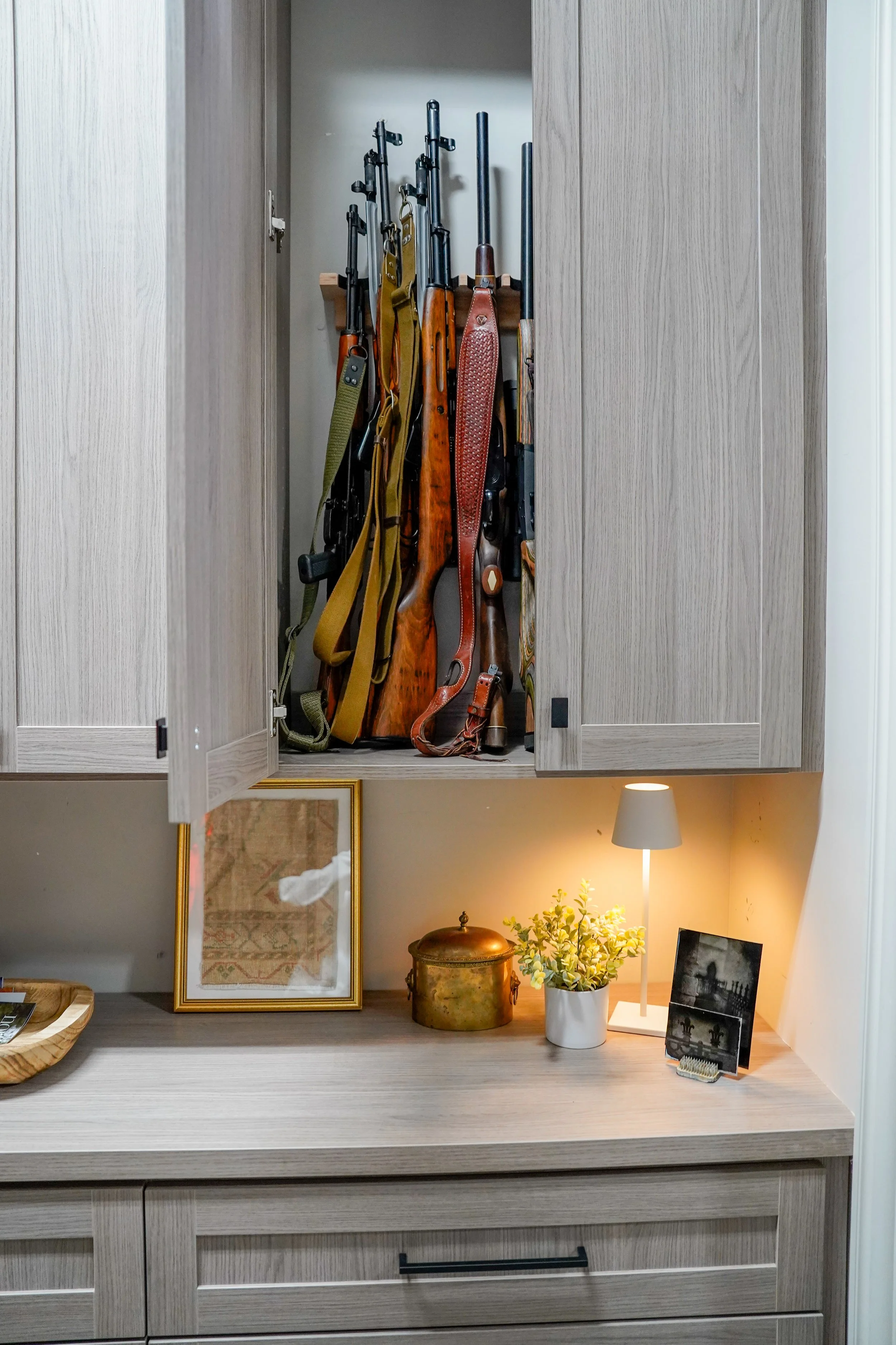 Transforming a Closet Into The Ultimate Tuscaloosa Gun Room