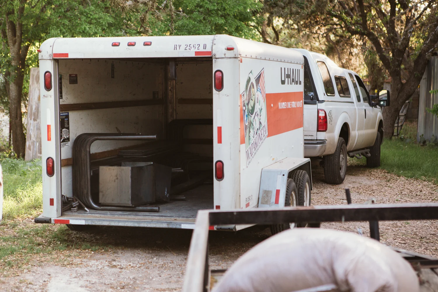 The start of the load.