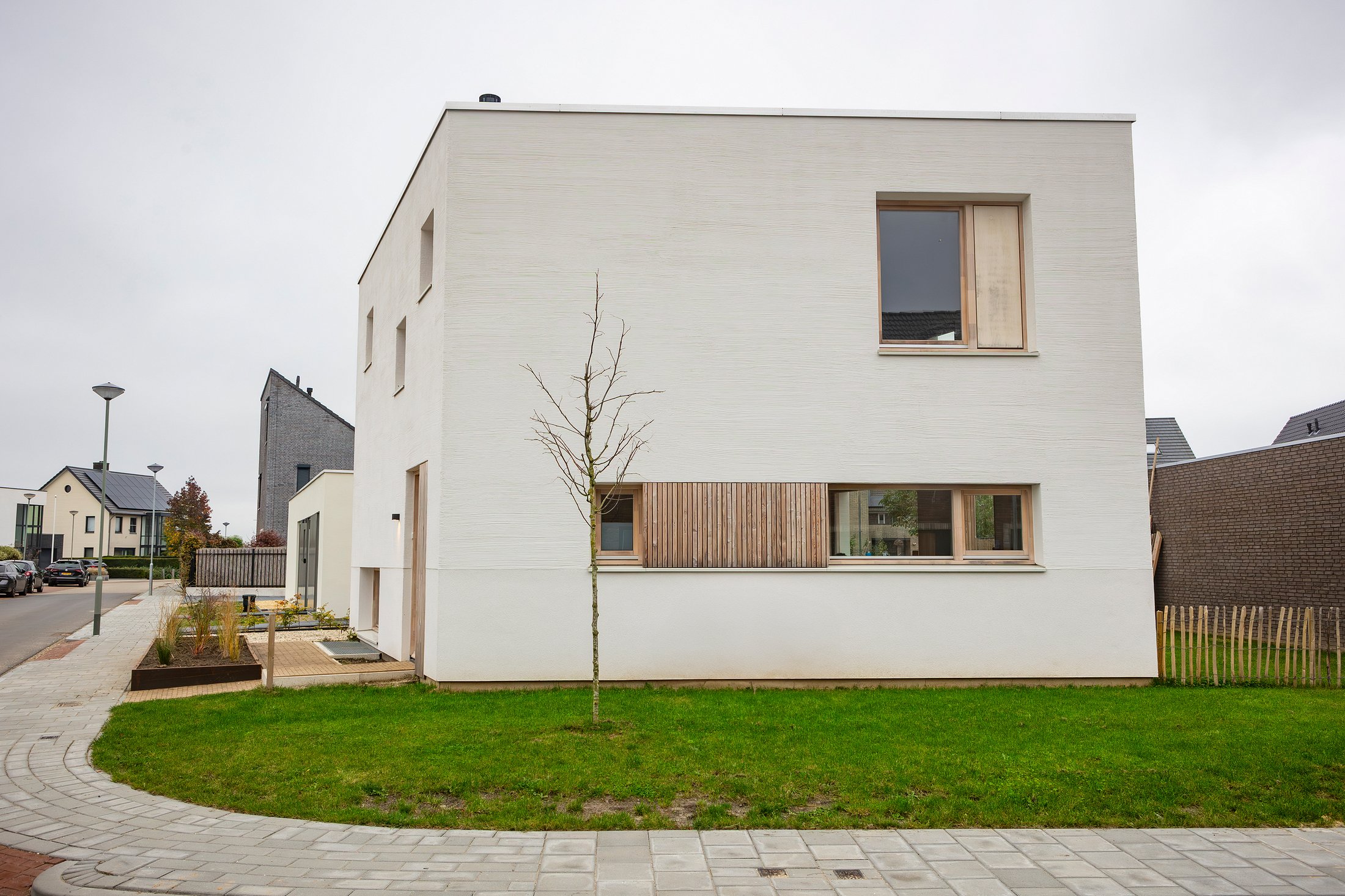 Nieuwbouw prefab houtbouw eengezinswoning