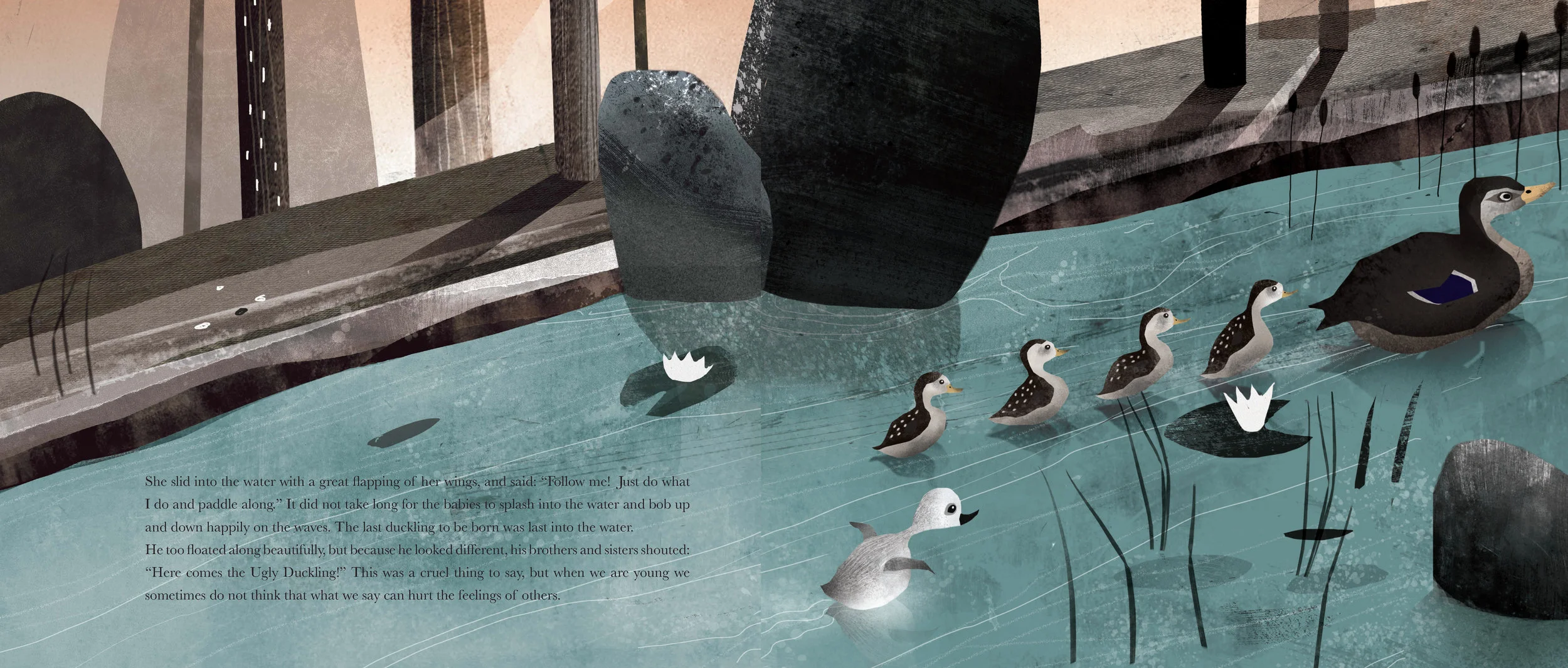 double Duckling on water.jpg