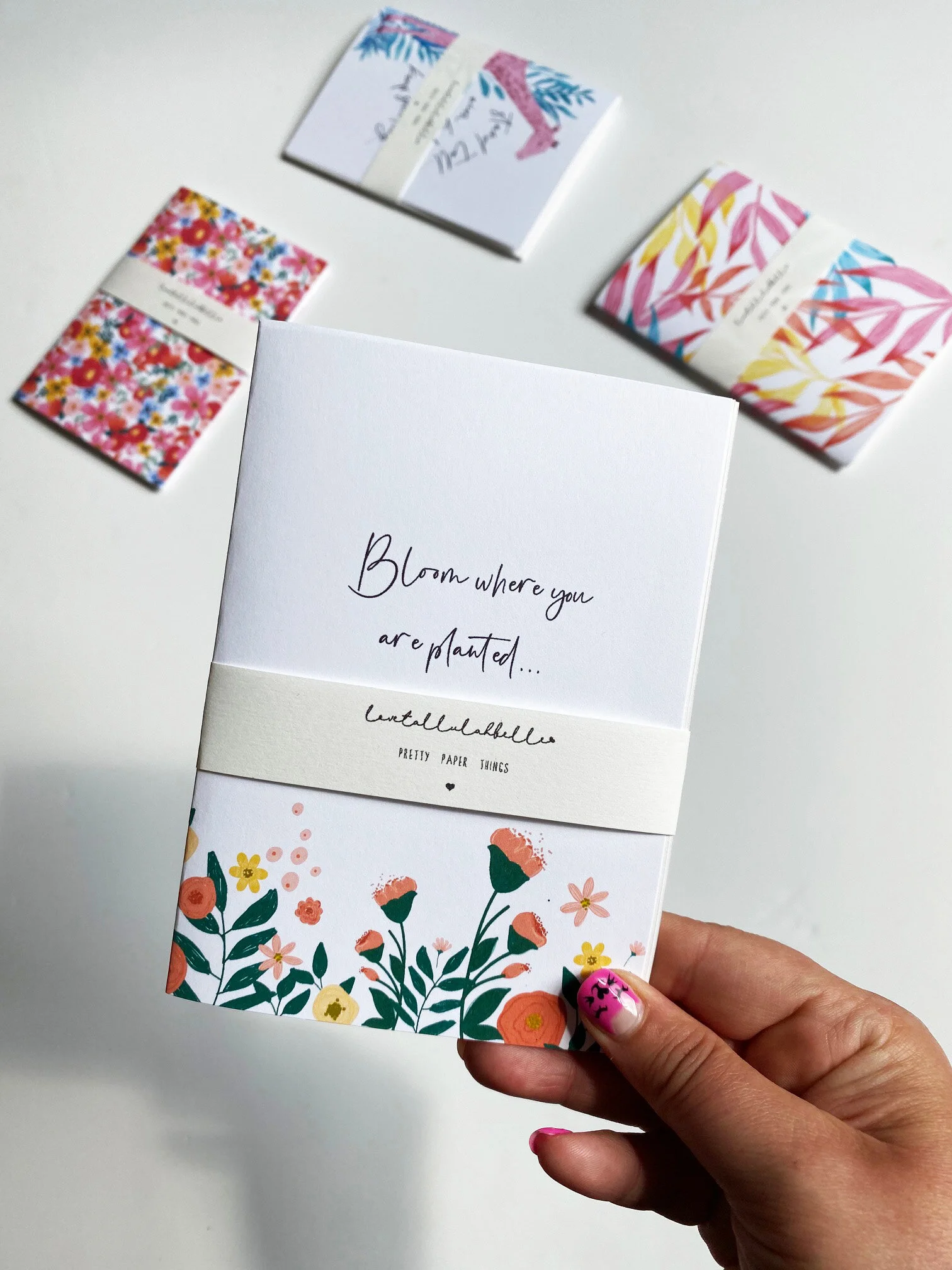 Bloom Where You Are Planted Mini Notebook £4