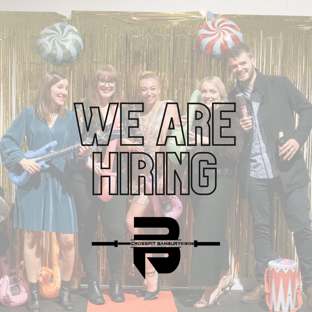 We are still on the hunt for someone to join our coaching team 😊
&hellip;
For more information please email Tarny at info@crossfitbanbury.fit
&hellip;
#crossfit #banbury #banburyshire #oxfordshire #job