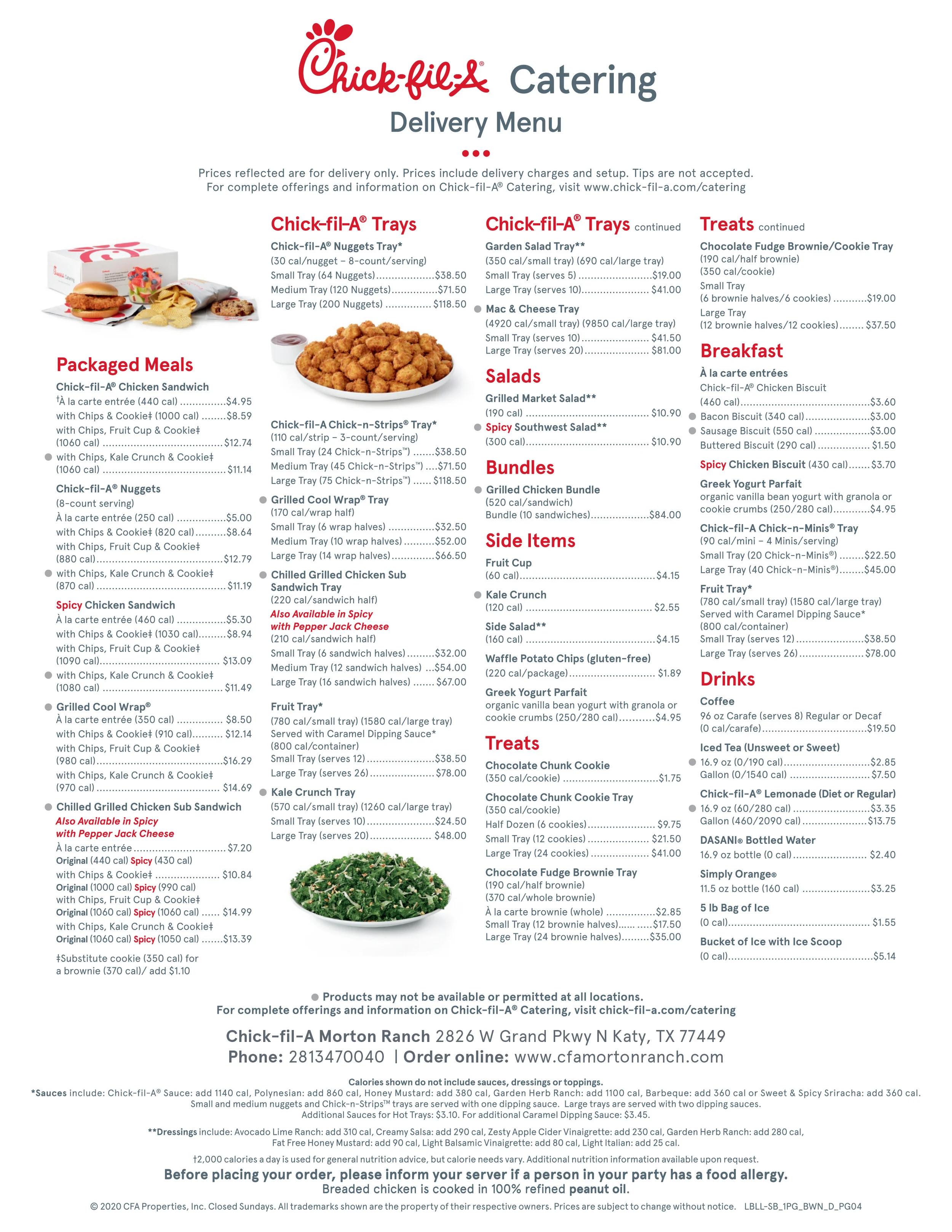 Chick Fil A Nugget Tray Small