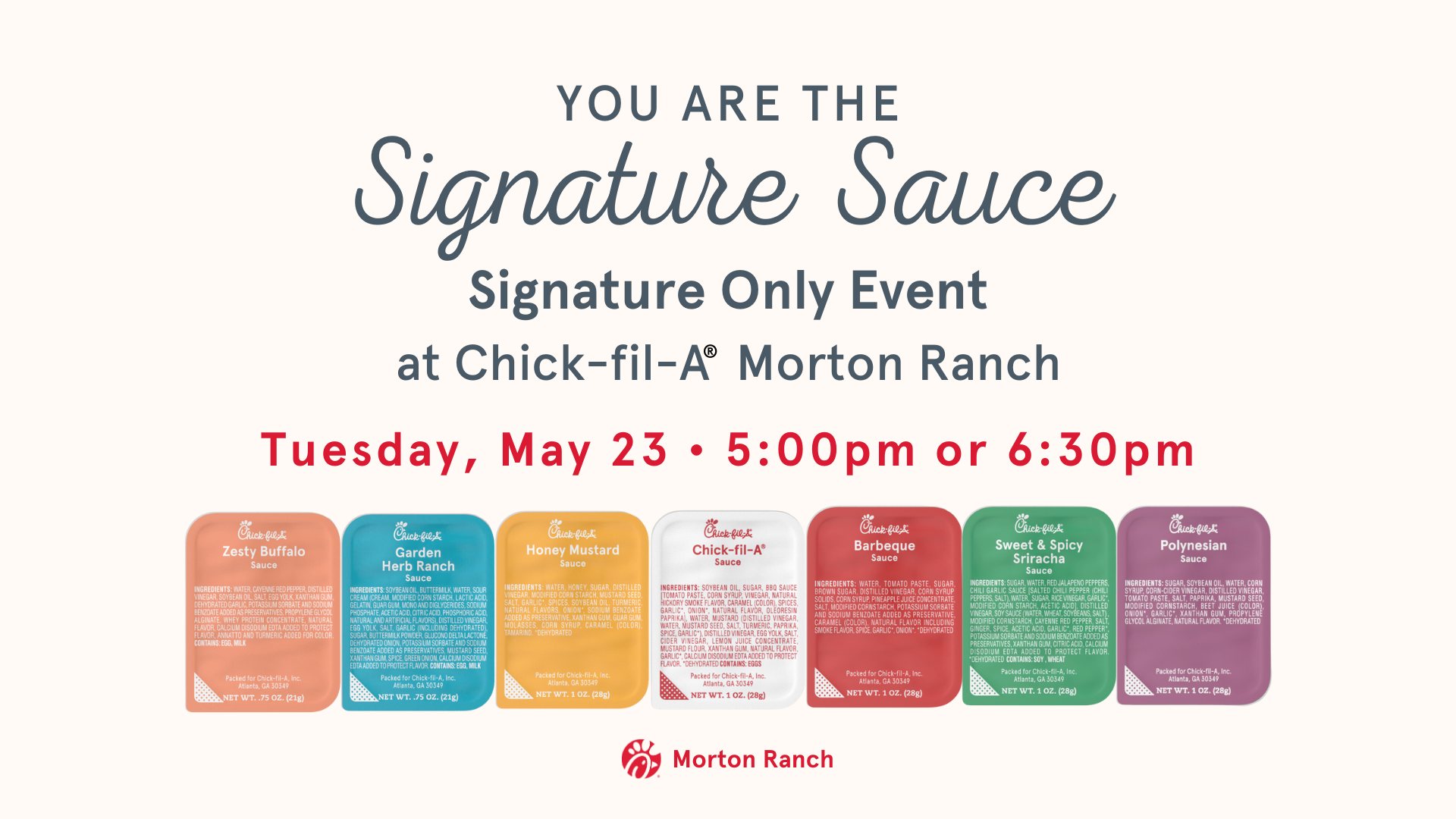 Events — ChickfilA Katy North