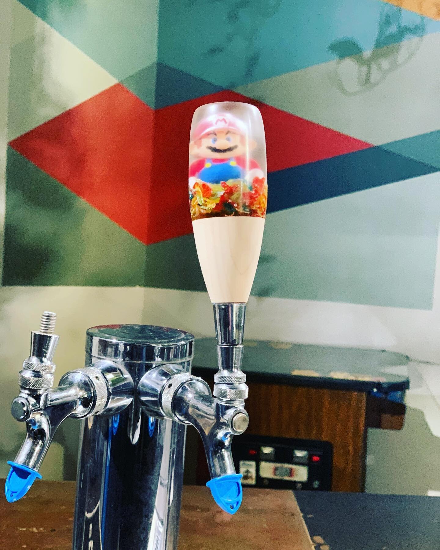 New tap handle is home and in place. 
@quinn_whelen killed it!!! 
What&rsquo;s being poured you ask?
#goodquestion 
We have so many new partnerships, collabs, vendors and announcements to bring your way. The pop culture nerd bar is going to be someth