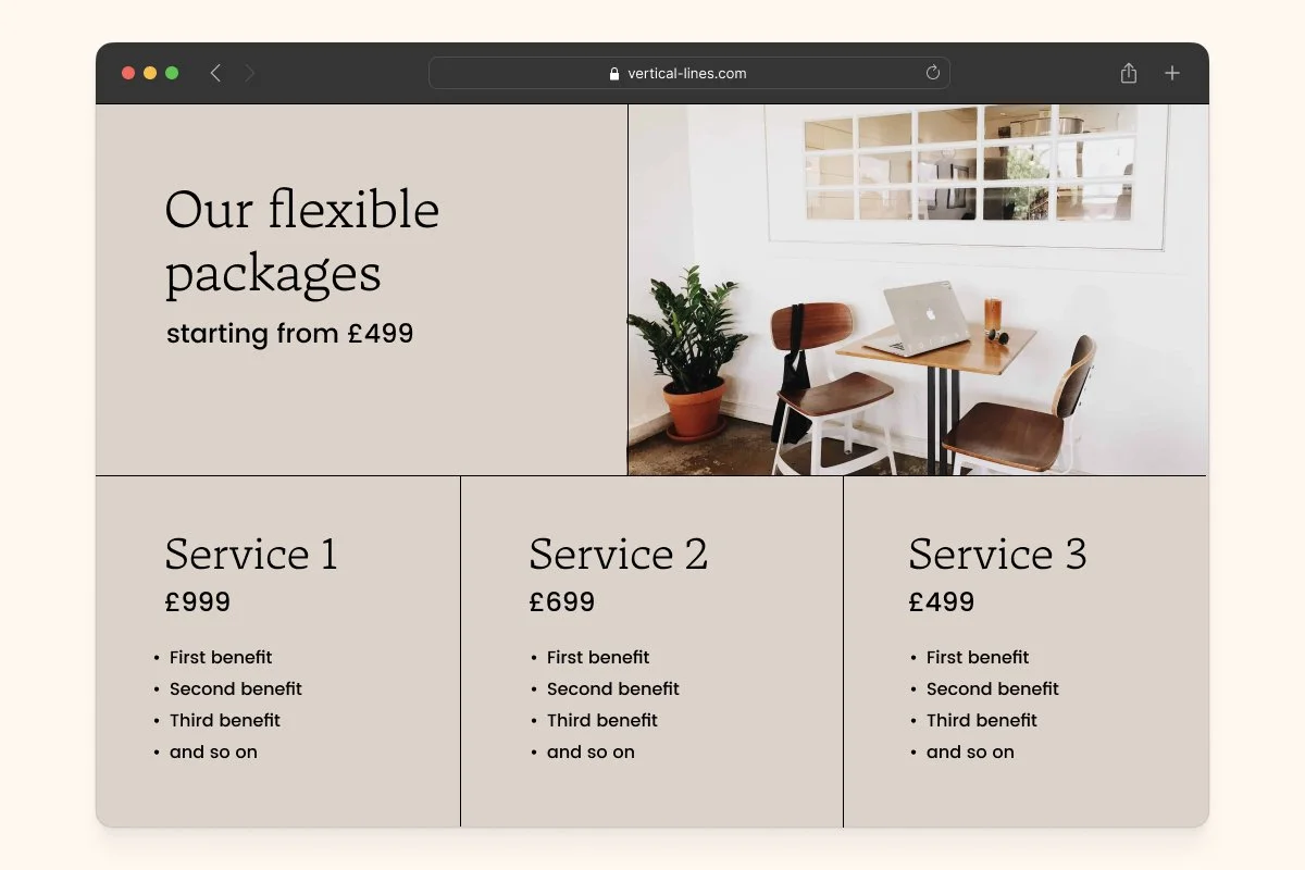 How to make responsive vertical lines on Squarespace — Using My Head