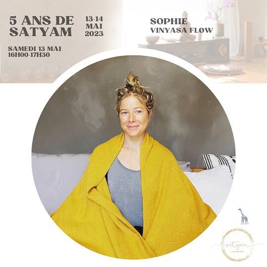 🦒5 ANS DE SATYAM AVEC SOPHIE🦒

VINYASA FLOW

👩&zwj;🎨Le Vinyasa Flow Yoga est une pratique cr&eacute;ative qui englobe tous les aspects
de l&rsquo;&ecirc;tre dans un yoga fluide et dynamique, parfois intense et puissant, mais toujours dans l&rsquo