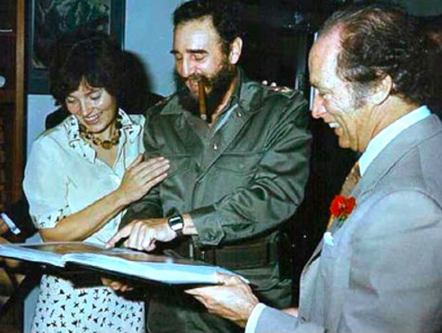 "Fidel, your arms are so strong!"