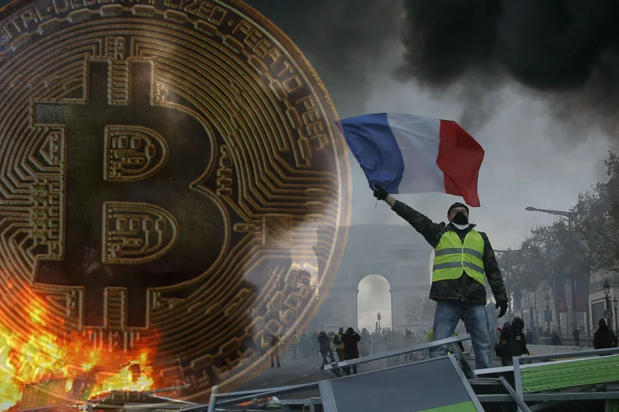 Yellow Vests Movement Pushing For A Bank Run