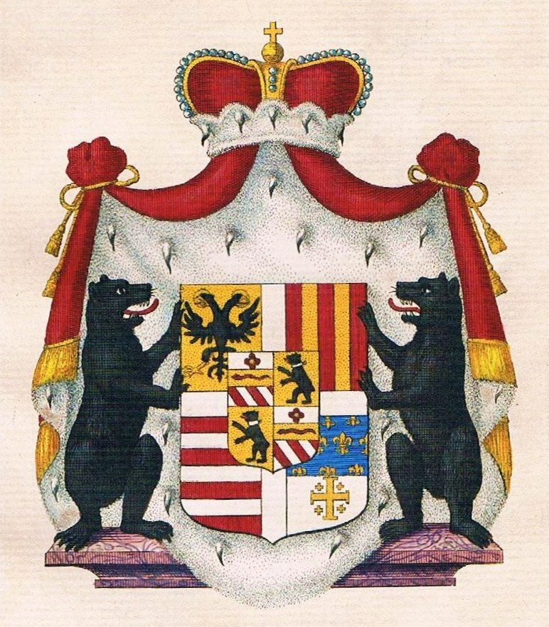 Princely arms of the Orsini Gravina line