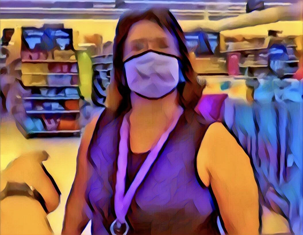 Psychotic Women Attacks Kids Without Masks at Walmart