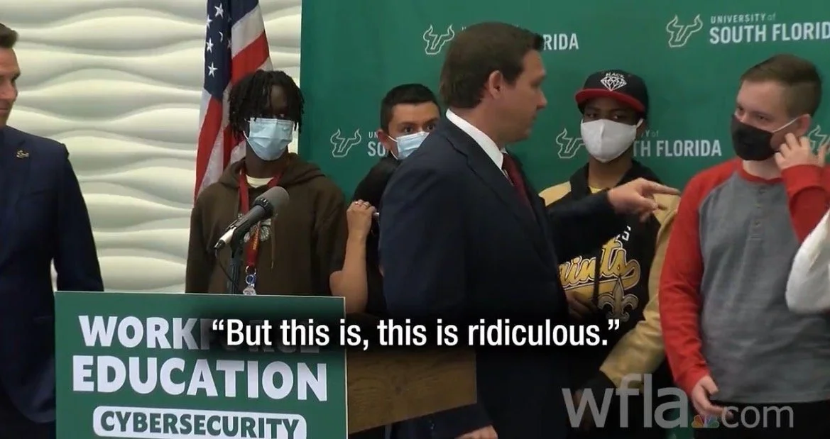 Gov DeSantis Tells Students To Take Off Their Masks: “Honestly, it’s not doing anything. We’ve gotta stop with this Covid theater!”