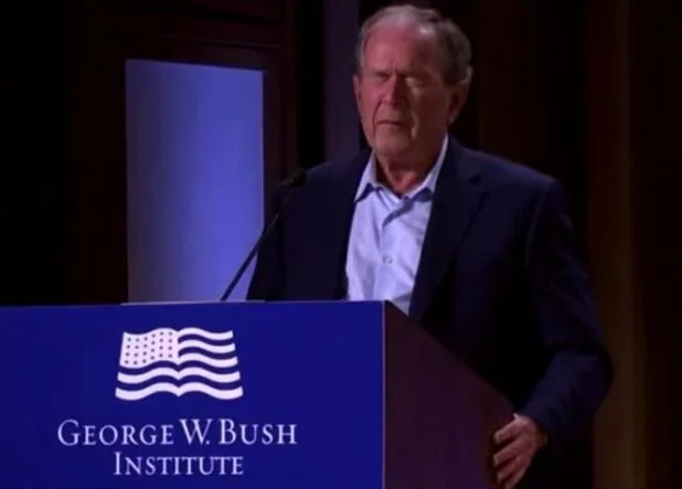 George W. Bush's Freudian Slip: "Wholly Unjustified and Brutal Invasion of Iraq"
