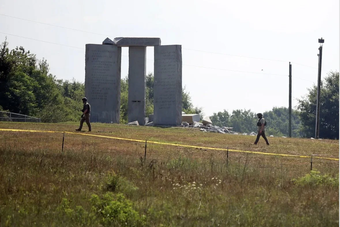 The Georgia Guidestones, “American Stonehenge” Explodes