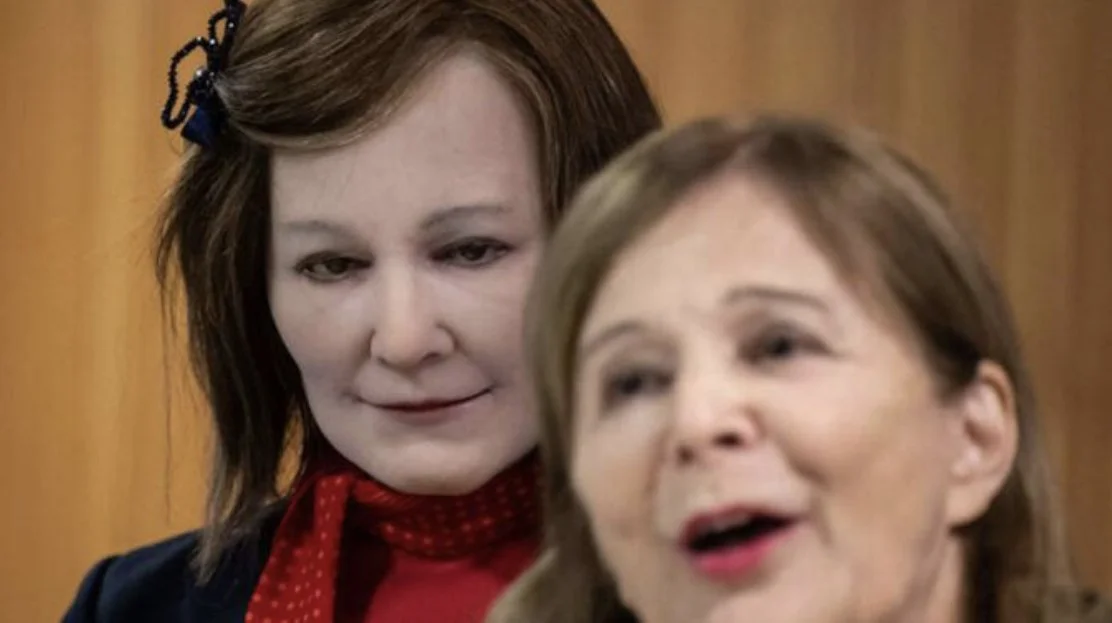 Lifeless Humanlike AI Robot Introduced at United Nations Summit
