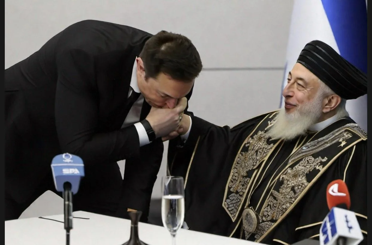 Elon Musk Kisses The Ring In Israel