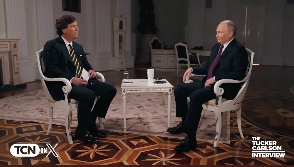 Putin Claims War In Ukraine Was Started By A CIA Coup In Viral Tucker Carlson Interview
