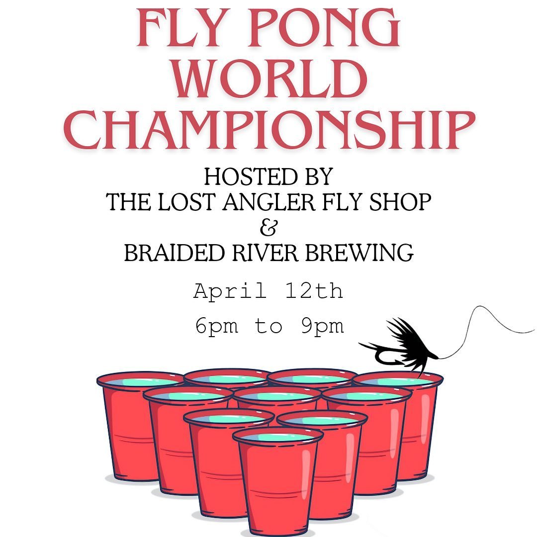TONIGHT! 

- Fly Pong Championship with Lost Angler: come participate in fly pong and win some great prizes. Beginners welcome! 

- Live Music from Phil Proctor and Molly Thomas! 

- Great food from Island Roots Food Truck

- Happy Hour until 6!