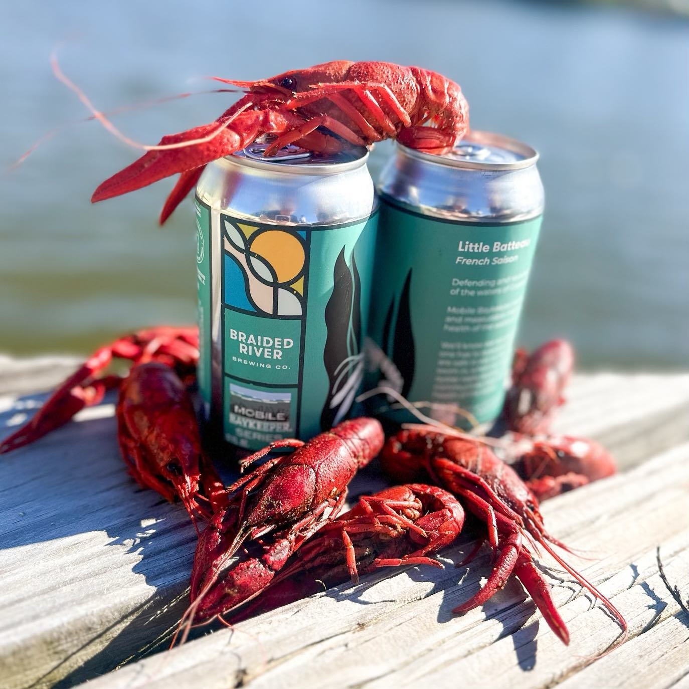 TODAY IS THE DAY! Join us at 4 for cold beer, hot crawfish and even hotter tunes from Symone French and the Trouille Troupe! All in support of Mobile Baykeeper!