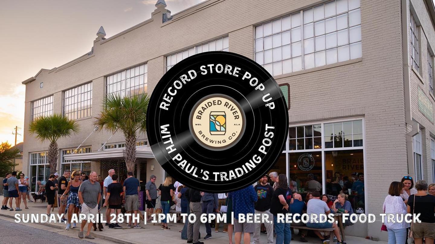 Today is the day! Join us for a Sunday filled with cold beer, good music, quality vinyl and delicious treats.