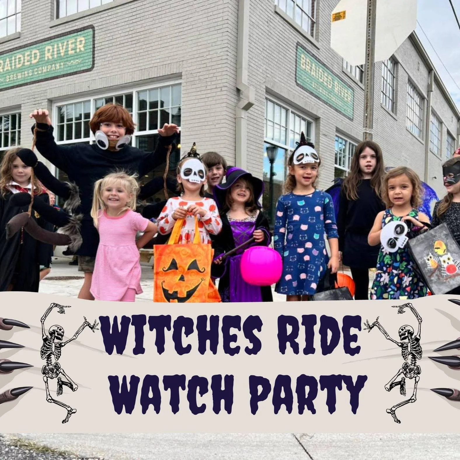 The witches are coming! Join us on Sunday, Oct. 26, for the Official Family Watch Party of the @mobilewitchesride.

Featuring:
👻 Live music from @ryanbalthrop starting @ 3 p.m.
🍔 Yummy food trucks, including @loveburgerbox and P&amp;L Seafood
🎃 Sp