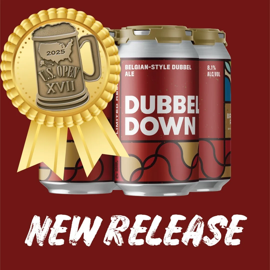 AVAILABLE 10/31: We're rereleasing our gold medal-winning Dubbel Down!

Dubbel Down is our take on the historic style brewed by Belgian monks since the 19th century. Rich and ruby red in color, this complex ale hits notes of dark cherry, plum and bur