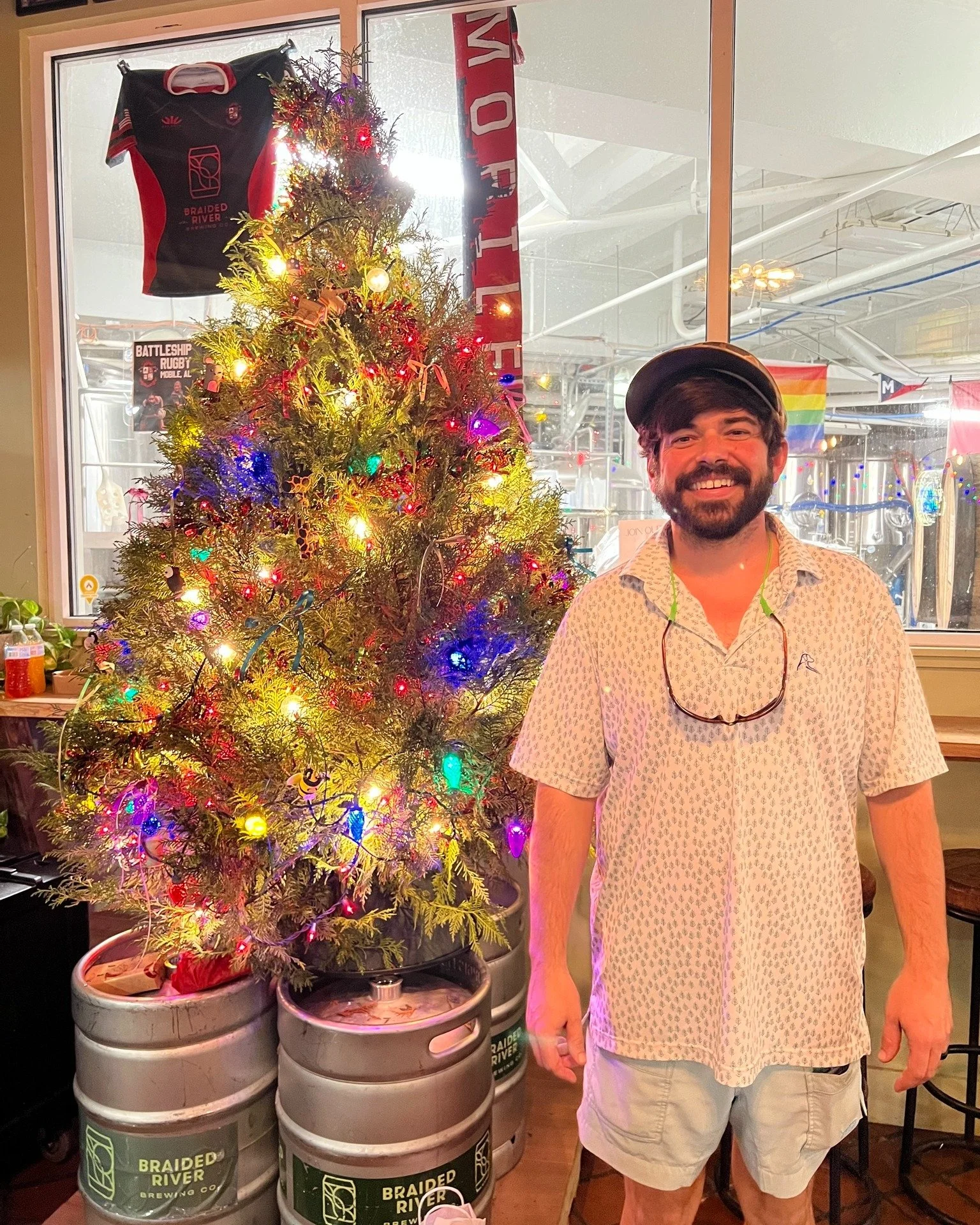 FUN FACT: Our Christmas tree farmer is also our local hops farmer!

Our friend Kyle Owsley grew this fabulous, fragrant fir at the Auburn University Ornamental Horticulture Research Center, located just a few miles from the brewery. He also cultivate