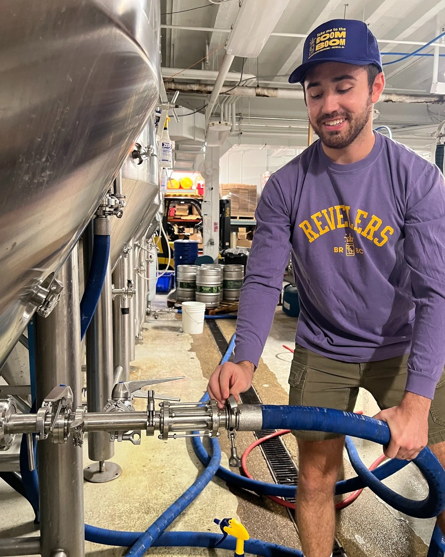 Only two more weeks until our big TWELFTH NIGHT party to kick off the Carnival season! We'll have lots of new Mardi Gras merch at the Jan. 5 event, including these Revelers long-sleeve tees and Boom Boom trucker hats 🎭