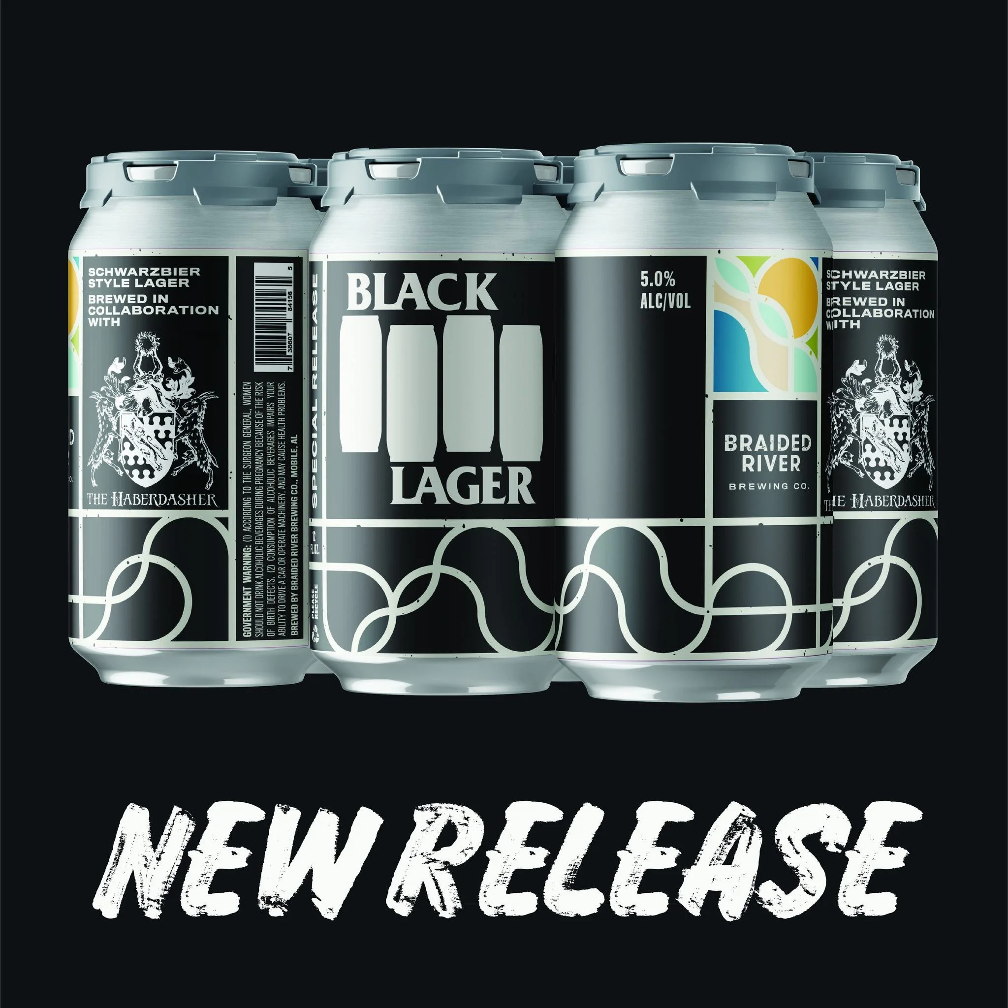 This Friday, Jan. 2, we're bringing back our popular Black Lager! 

We teamed up with @thehabmobile to create this clean and roasty Schwarzbier. Designed to be enjoyed any time of year, the complex malt character and smooth roast flavor will go down 