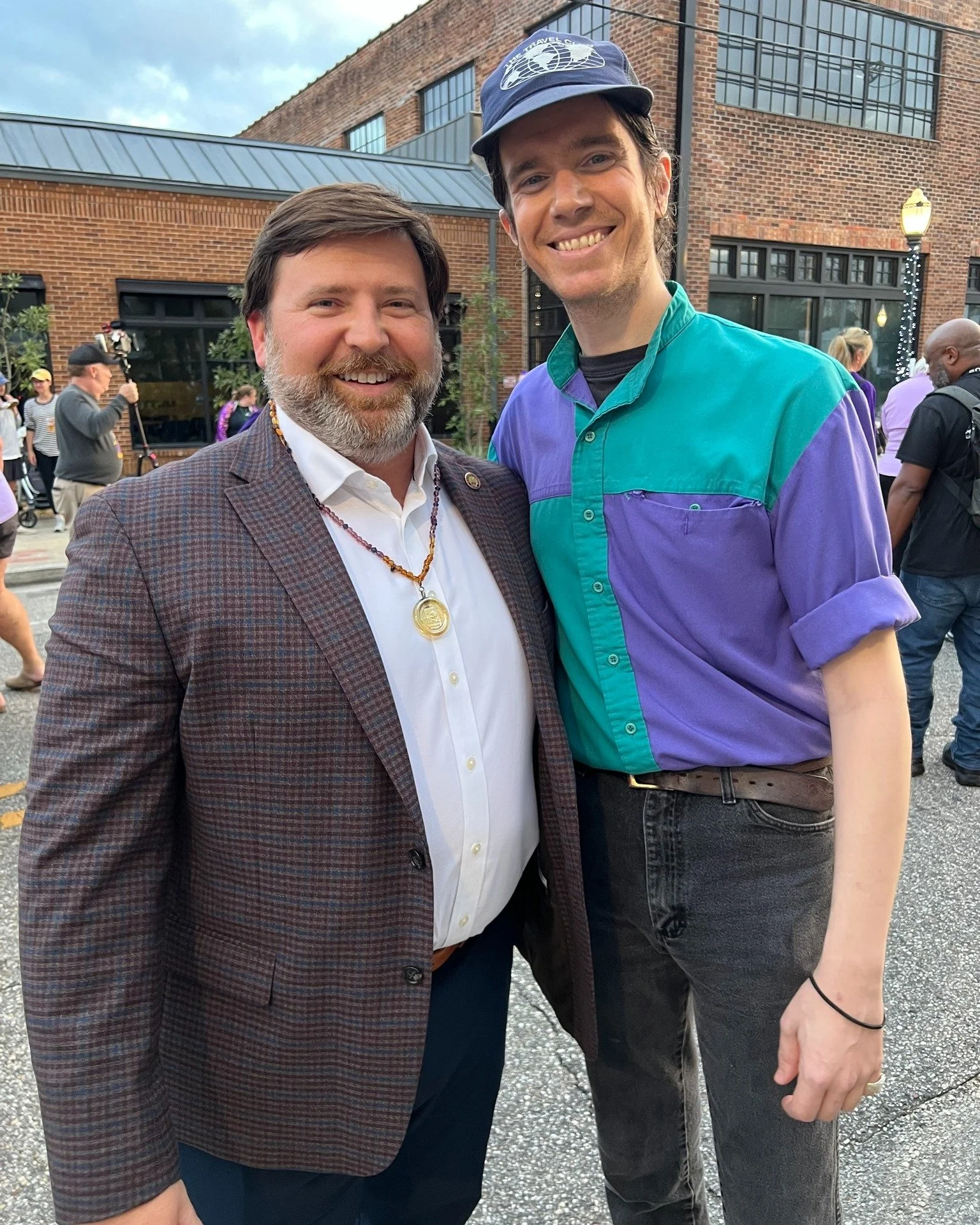 Our monthly @mobilebaygreendrinks meet-up for environmentally minded folks will return on Wednesday, Jan. 21, and feature none other than Mobile's new mayor, Spiro Cheriogotis. (He's the one on the left 😜.)

Spiro will be discussing the environmenta