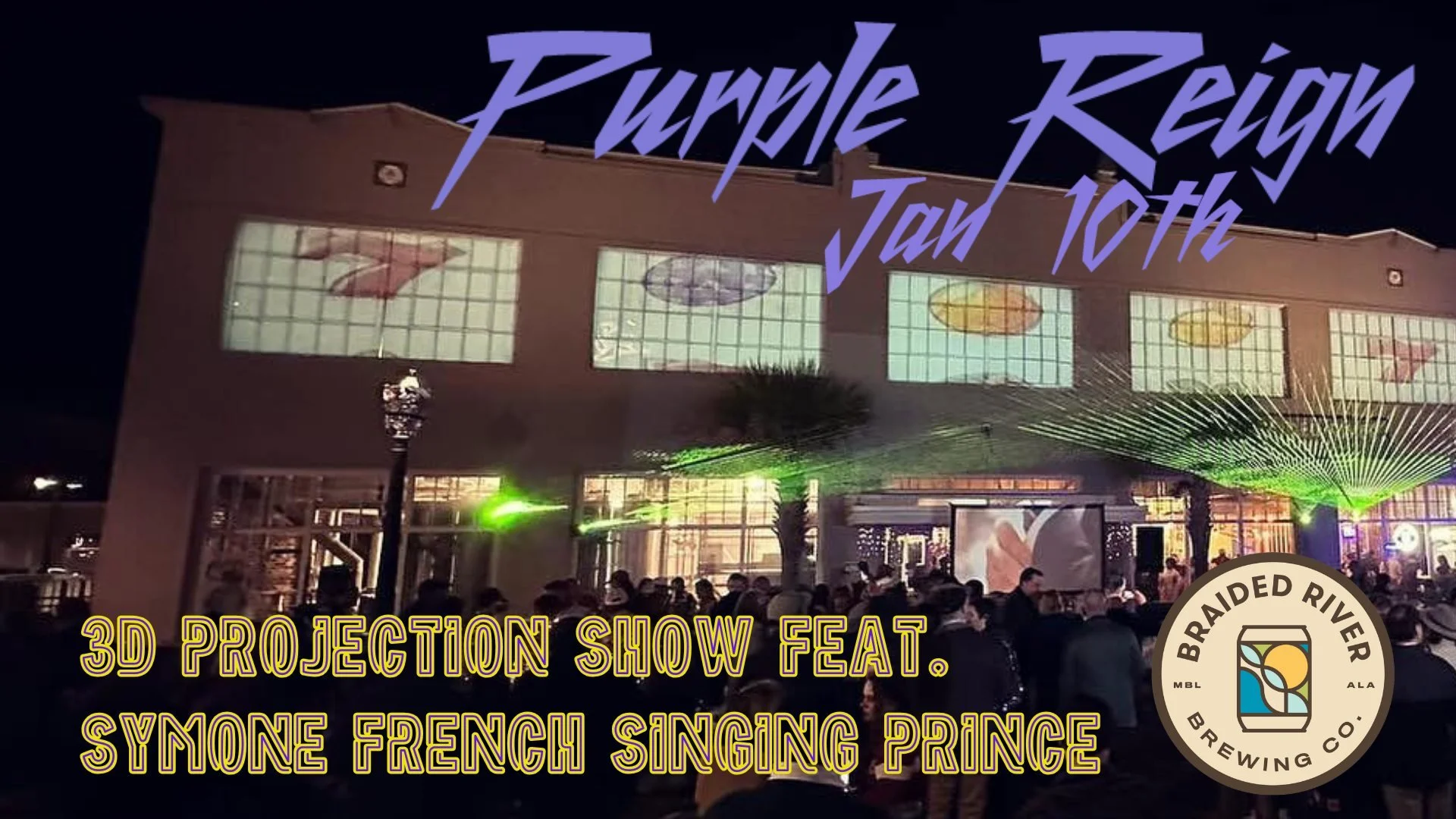 TWO DAYS UNTIL PURPLE REIGN! 

Join us on Saturday, Jan. 10, for:
🎭 FREE outdoor concert beginning at 6:30 p.m.; streets shut down at 4:30 p.m.
💜 @symonefrenchtrouilletroupe/@sonicreign will be performing songs from Prince, including his iconic &ld