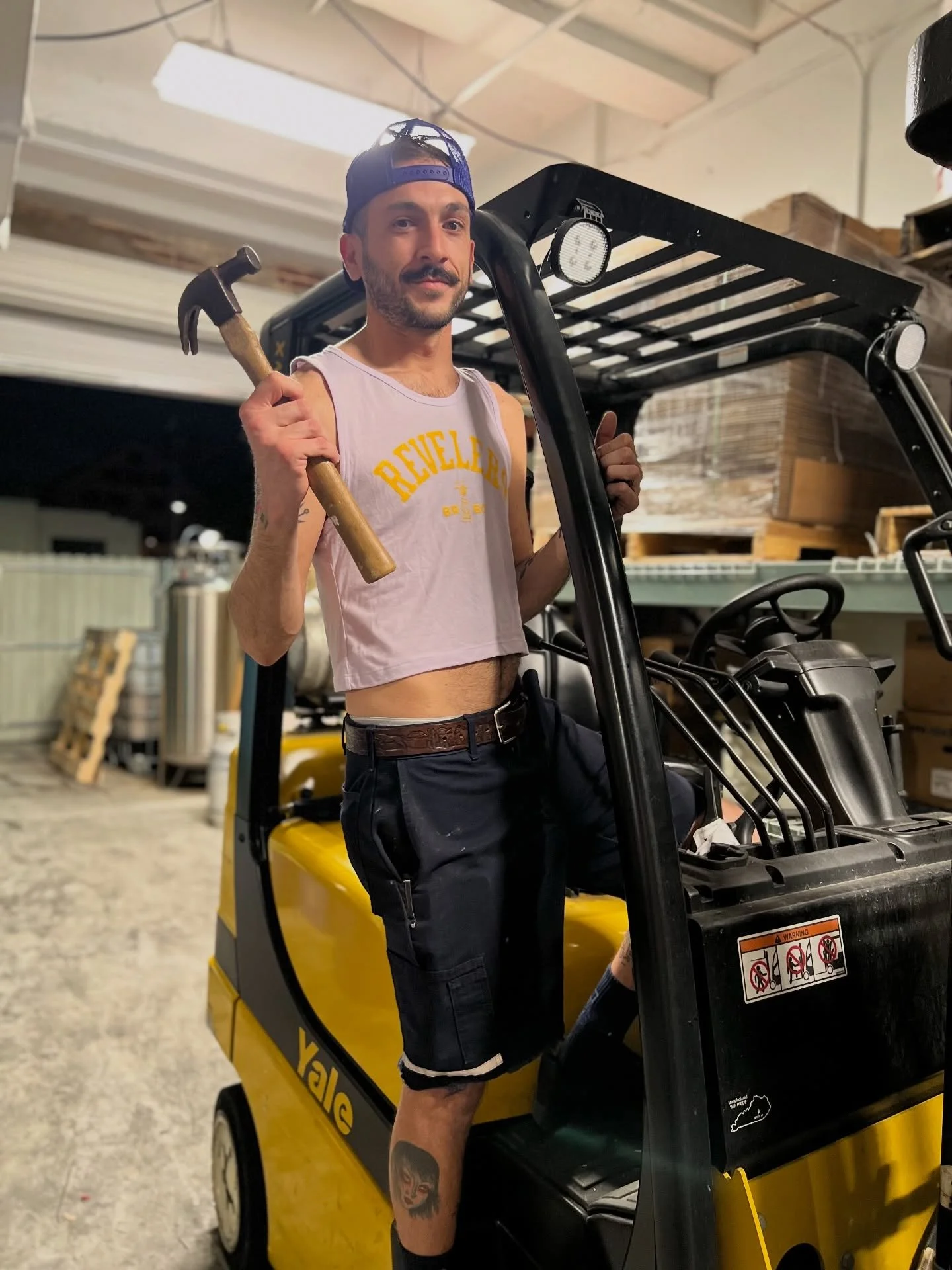 Have you seen our new Mardi Gras crop tops?? They are available in sizes XS - 2X and available in the taproom now! 💜💛