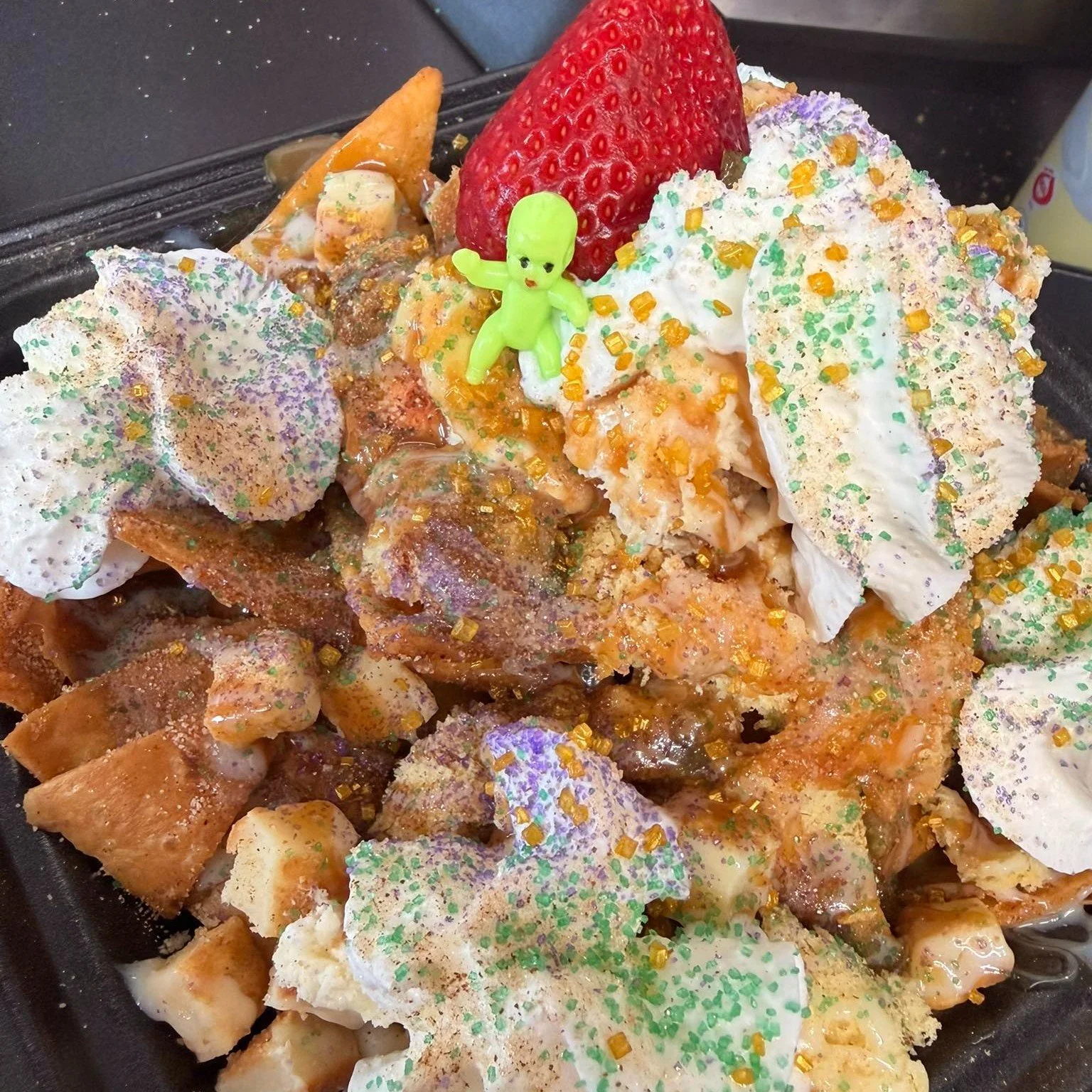 On Saturday, Jan. 17, @frank_nlolas is bringing their KING CAKE NACHOS to the taproom. They broke the internet last time around.

We'll also have @quintin5063 Berry here jamming out! You&rsquo;ve never seen or heard a bass player quite like this befo