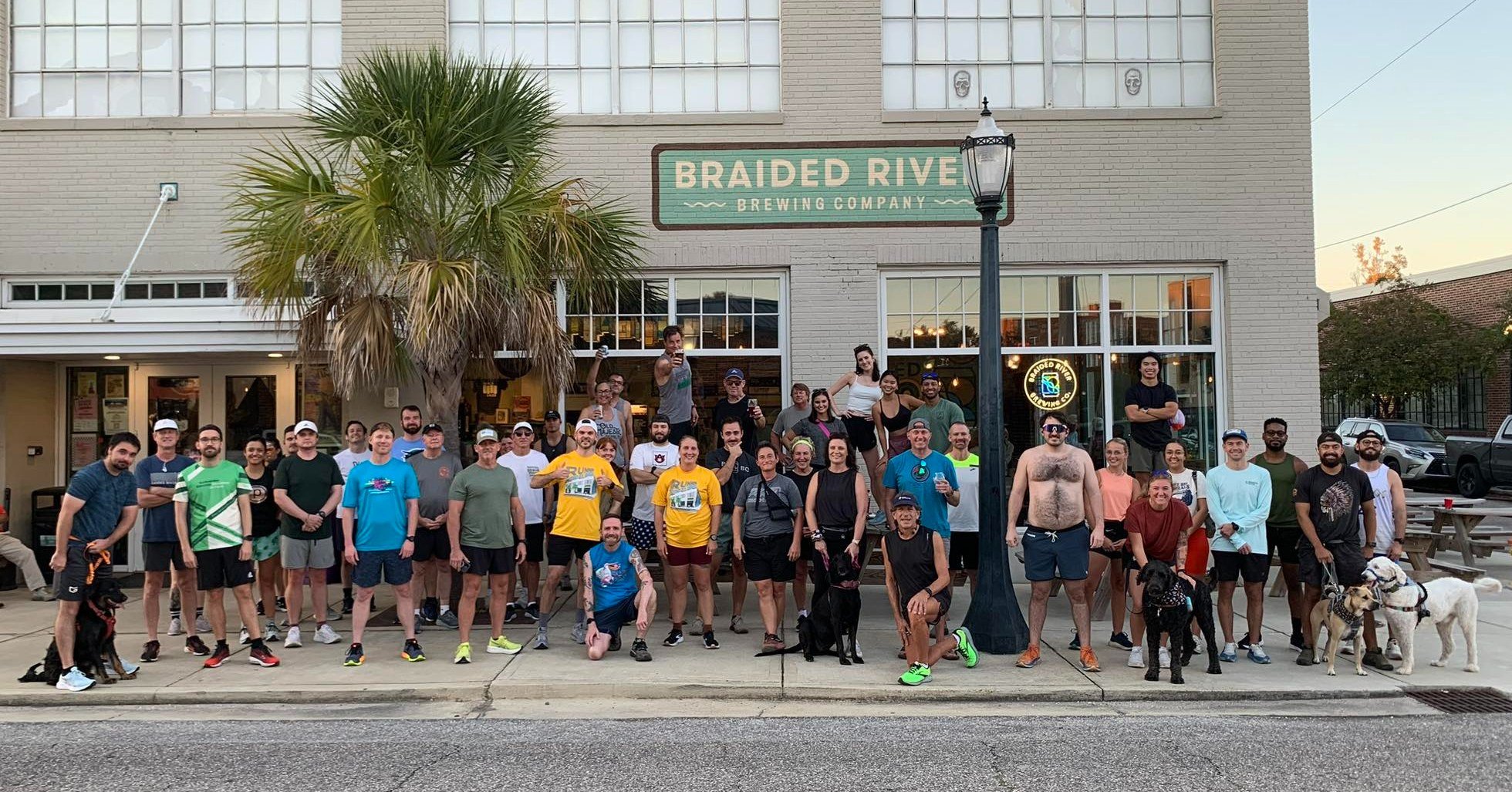 Post-Mardi Gras funk?

Come try our Thursday night run club! We meet at 6 p.m. and follow a 5K or 1-mile loop around downtown, ending back at the taproom. Some people run, some people walk, everyone feels great afterward ☀️