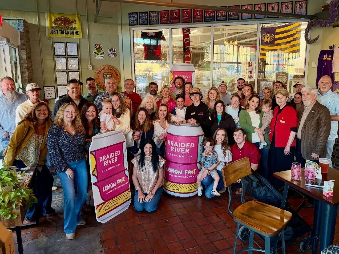 We loved seeing everyone at our LemonFace raspberry-lemon shandy release! 

Proceeds from this beer go to support our friends @aubreighsarmy328 and their work to find a cure for DIPG. You can find it on draft and in cans in the taproom now 🍋