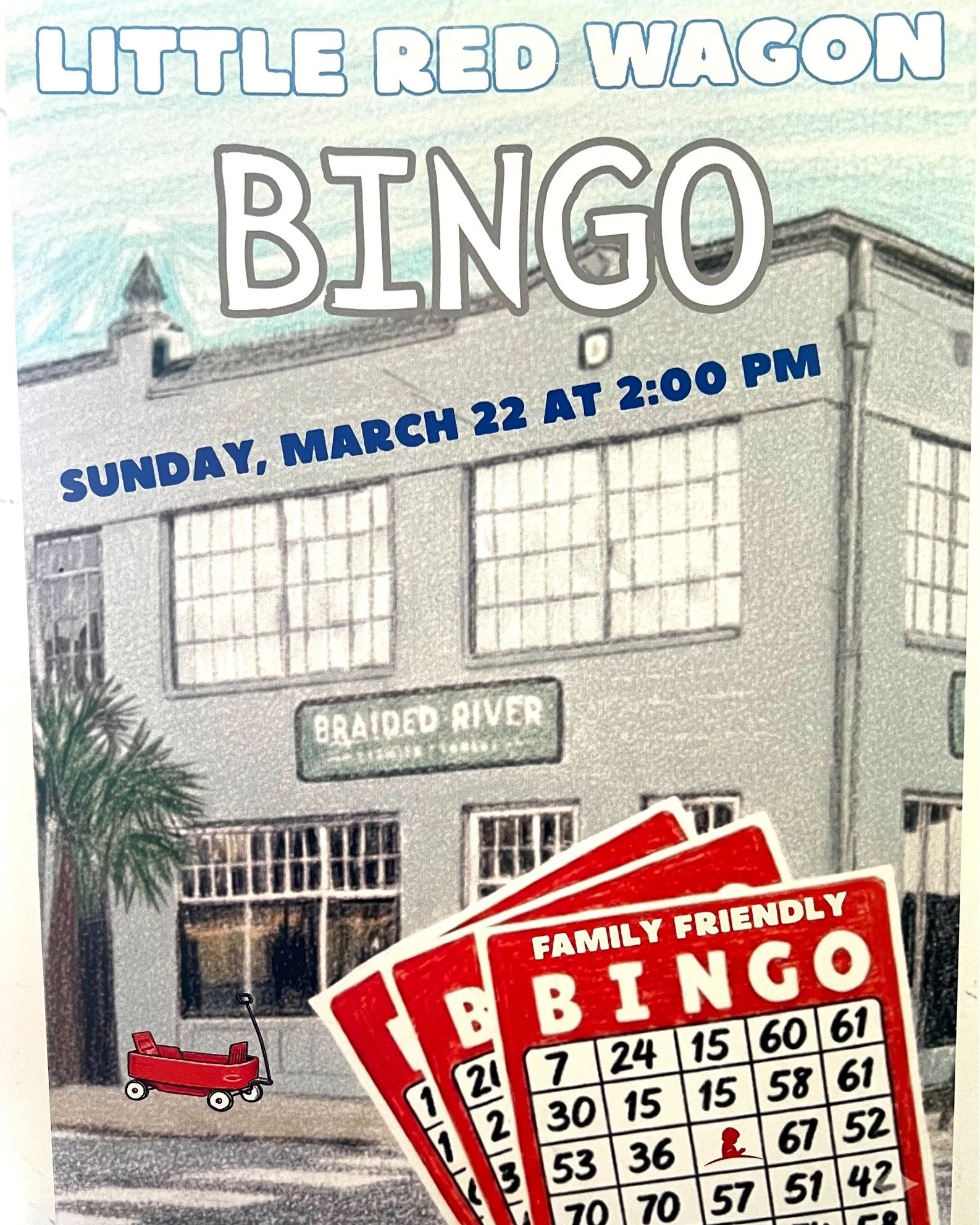 SUNDAY, MARCH 22: Join us in the taproom for charity bingo!

At this family-friendly event, we'll play 10 rounds of bingo, with all proceeds benefitting @stjuderesearch.

The cost is $10 per card (tax-deductible), and we'll give out prizes after each