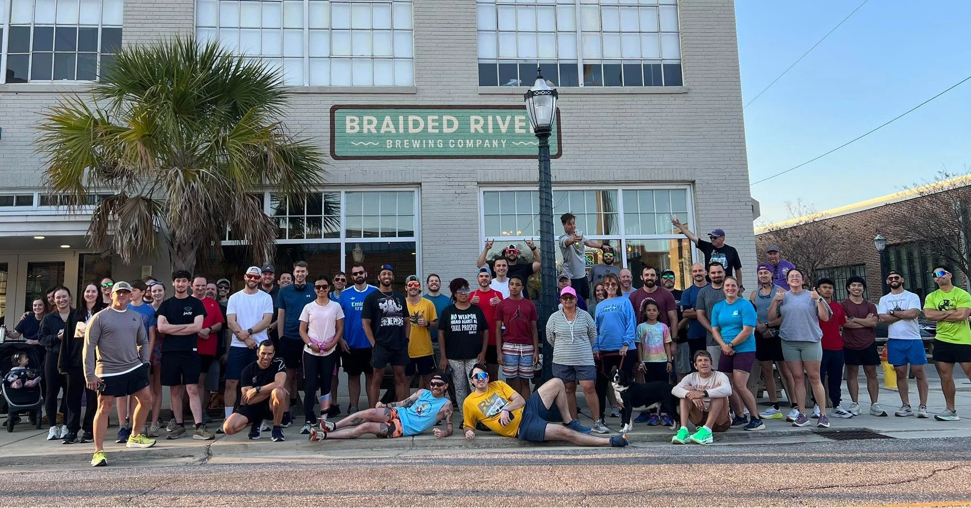 Another beautiful day for Thursday night run club! You belong here regardless of your ability, age or species &mdash; yes, children and dogs are also welcome 🐶

Meet outside the taproom (420 St. Louis Street) at 6 p.m. for a group picture, and then 