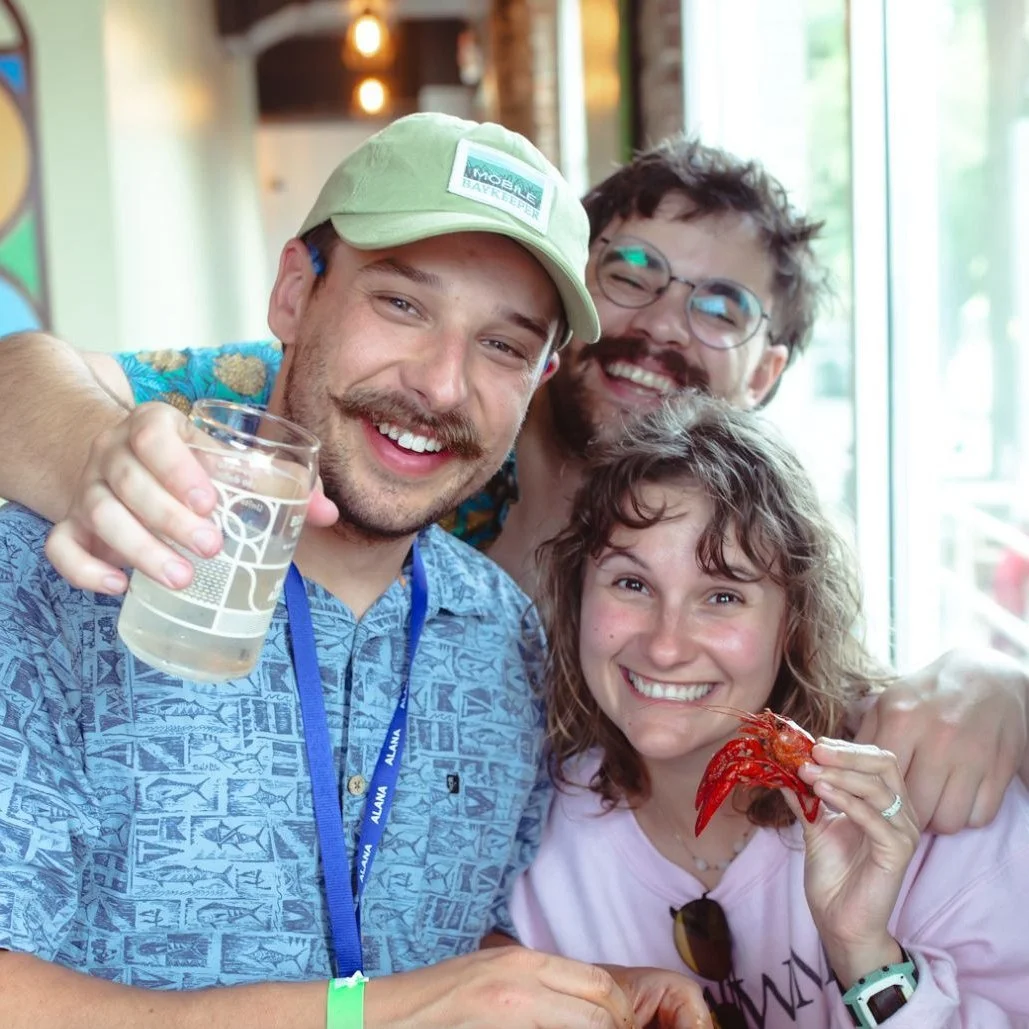 Only a few more days until our big crawfish boil benefitting @mobilebaykeeper!

On Saturday, April 4, 4-7 p.m., all Mobile Baykeeper members are invited to eat FREE crawfish at the Braided River taproom. 

We&rsquo;ll have cold beer, hot boiled crawf