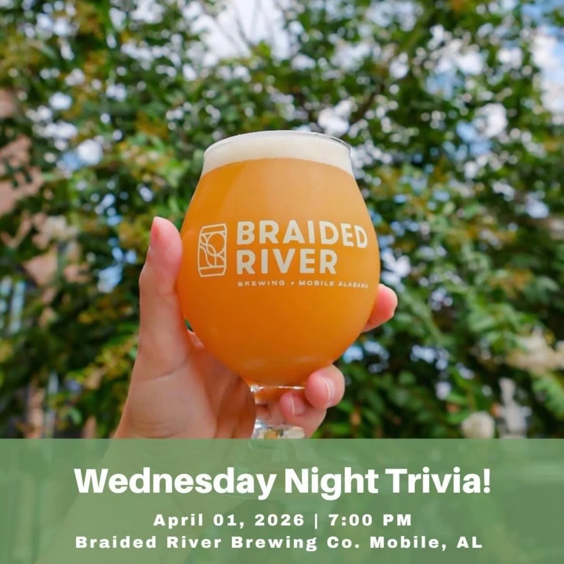 NOT A JOKE: Wednesday night trivia is popping off tonight! El Torito will be here with their incredible Mexican food, and we'll be giving out prizes after every round. 

Here's a sneak peek at the categories. See you at 7 p.m.!