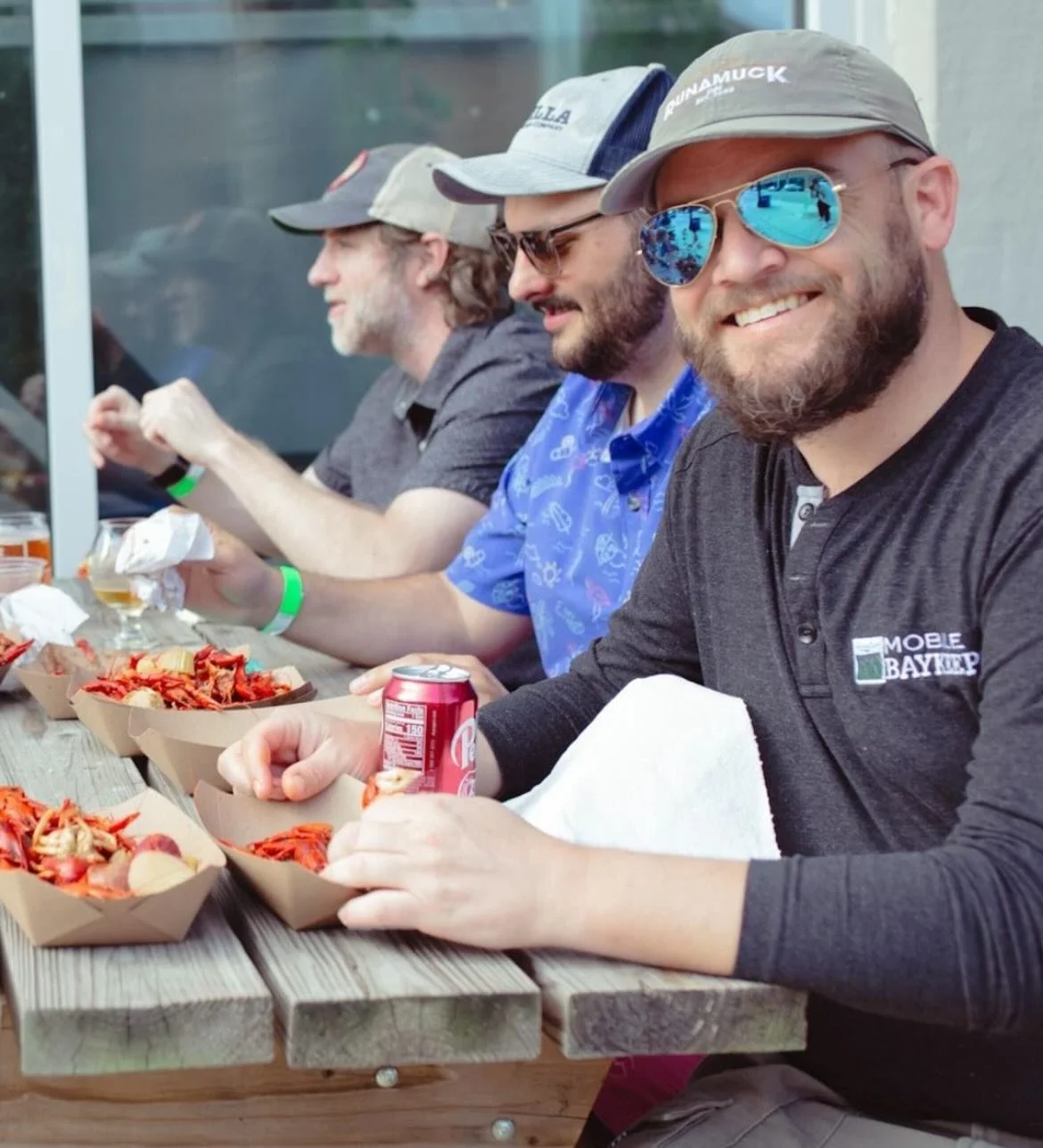 TODAY, Saturday, April 4: Join us for our annual crawfish boil benefitting @mobilebaykeeper!

The taproom will be open to the public all day, but from 4-7 p.m., all Baykeeper members are invited to eat FREE hot crawfish prepared by @thehabmobile crew