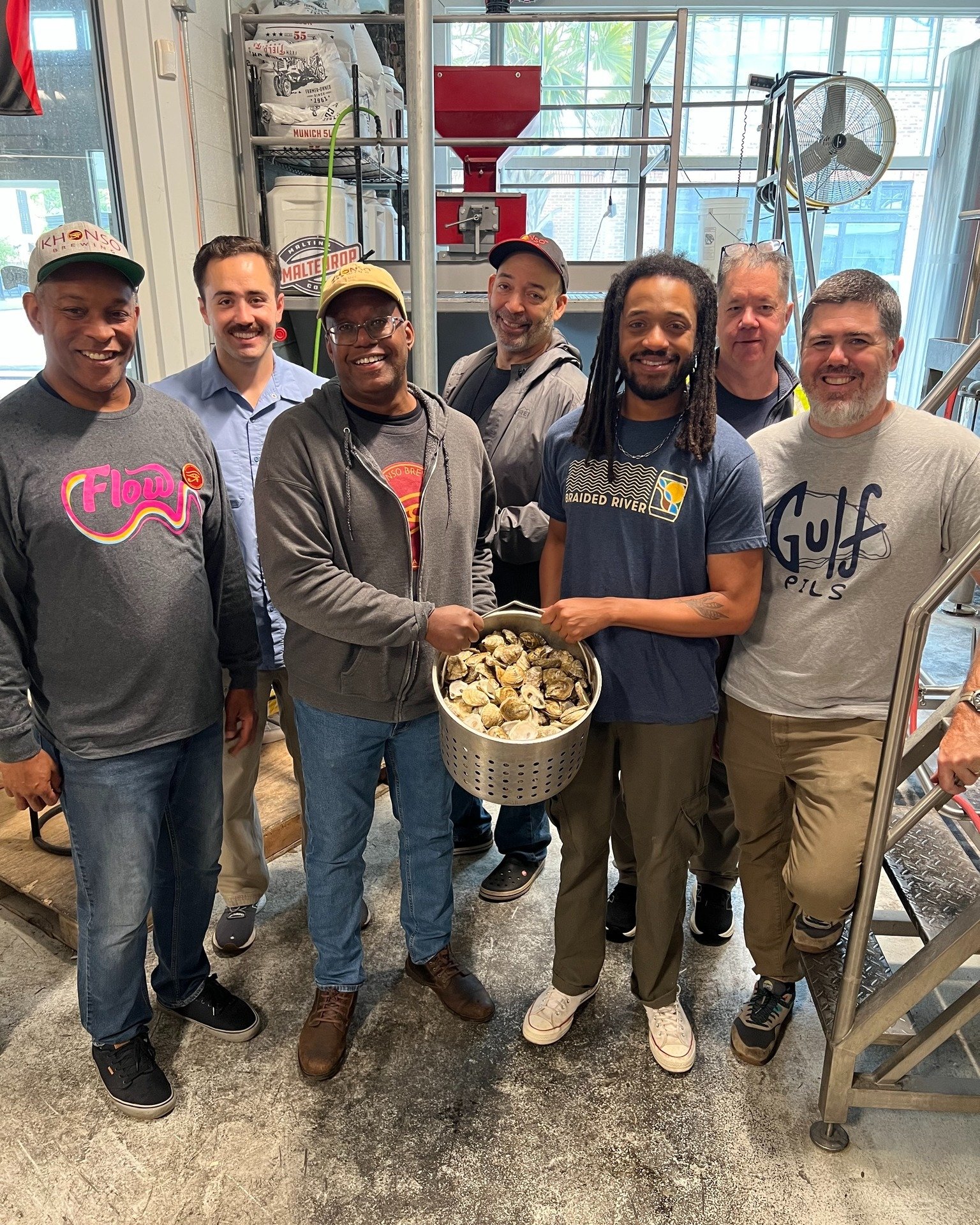 Earlier this spring, our friends at @khonsobrewing in Atlanta came through Mobile to eat oysters and work on a collaborative brew with us: an oyster stout with toasted coconut and black lime.

This briny, tropical, tart beer is named Yemaya in honor 