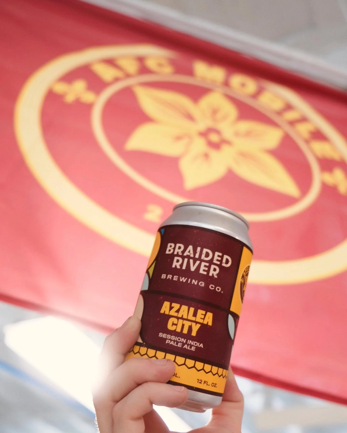 Join us in the taproom today, May 8, for the release of Azalea City, our collab brew with @afcmobile, Mobile&rsquo;s finest minor league soccer team! 

Expect a lot of flavor and body from this very light IPA. You'll notice mango notes from the yeast