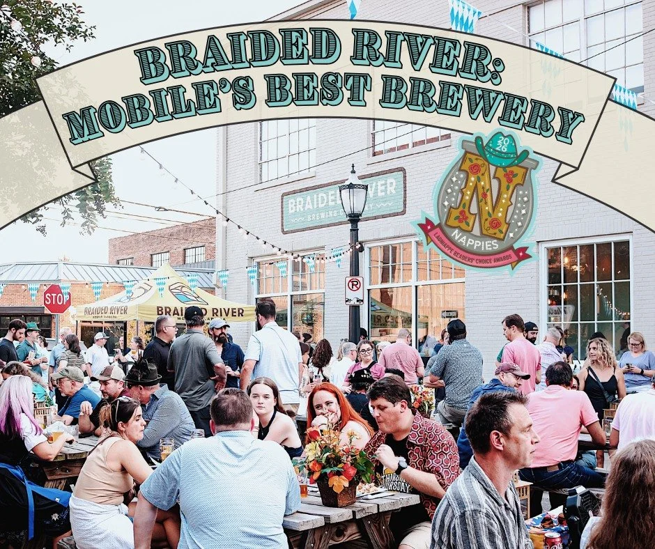 ⏰ Time is running out to vote in the 2026 @lagniappe_daily Nappie Awards, and we could really use your support!

Braided River is a finalist in six categories, including Best Brewery. Visit VoteNappies.com and get your votes in asap 🍺