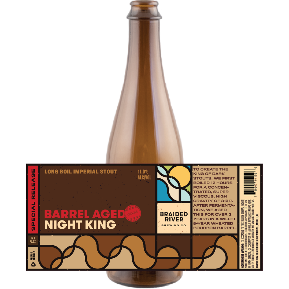 Barrel Aged Night King by Braided River Brewing Company