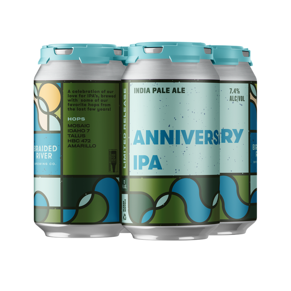 Anniversary IPA by Braided River Brewing Company