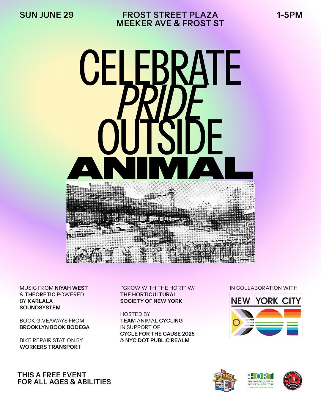 We’re happy to announce we’ll be doing our next free bike repair pop-up at this @nyc_dot #pride event! Stop by Williamsburg on 6/29 1-5PM to get your bike tuned, say what’s up, and celebrate pride month with us! There will be other