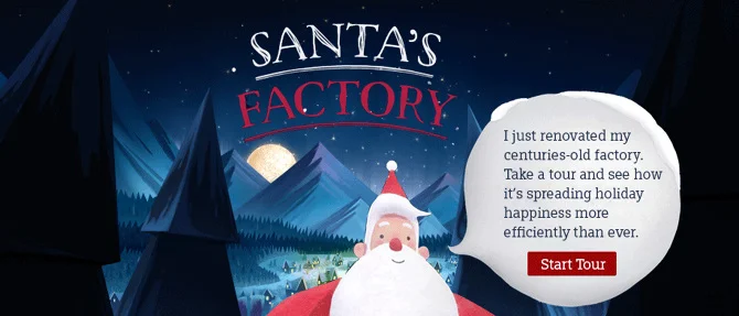 Using Siemens technology in Santa's Factory