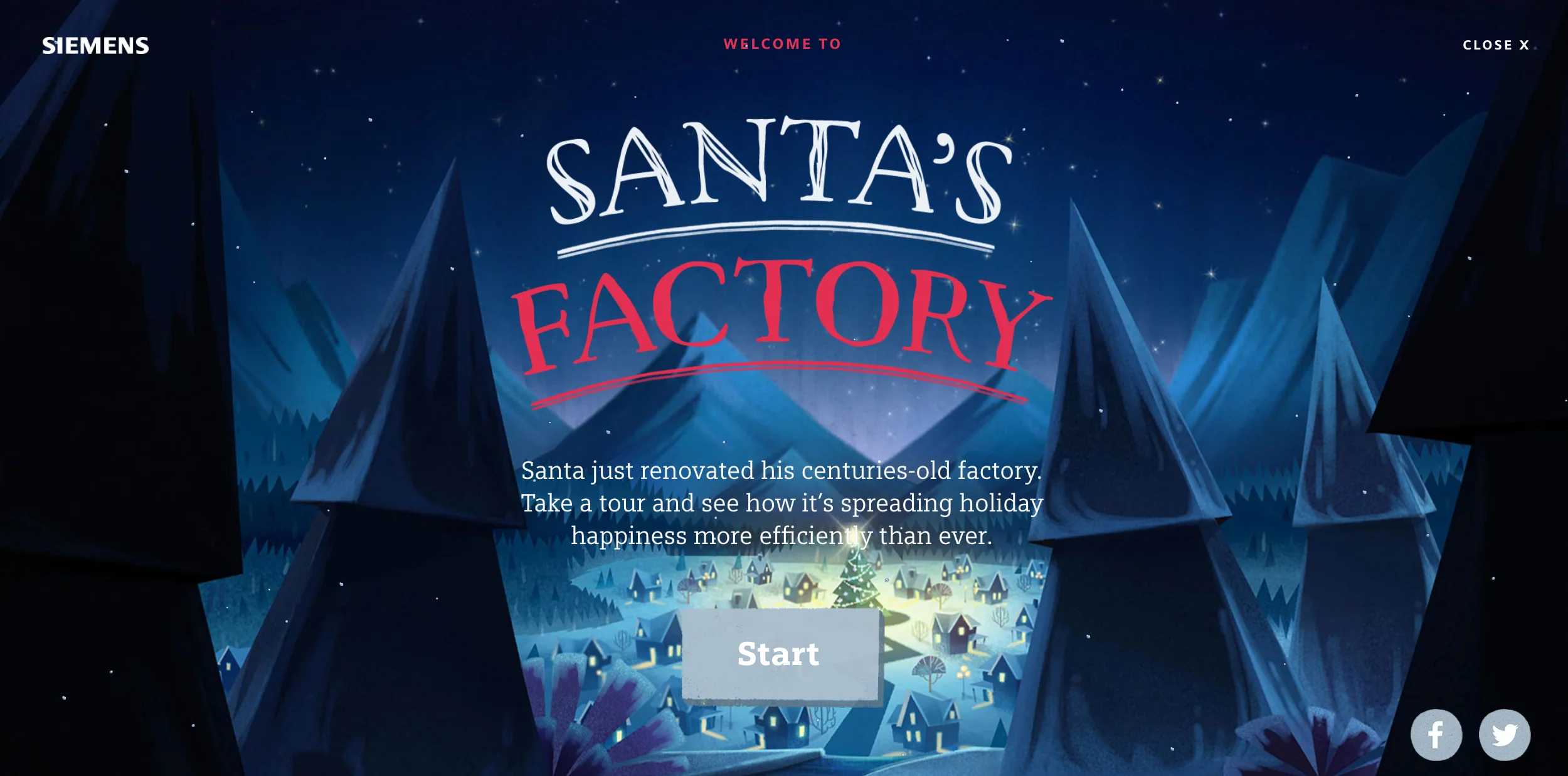 Upon receiving an open brief, my former partner, Emma Parry, and I thought that implementing Siemens technology in Santa's factory would not only be fun, but it would also give an accurate idea of all the products and services Siemens had to offer.&