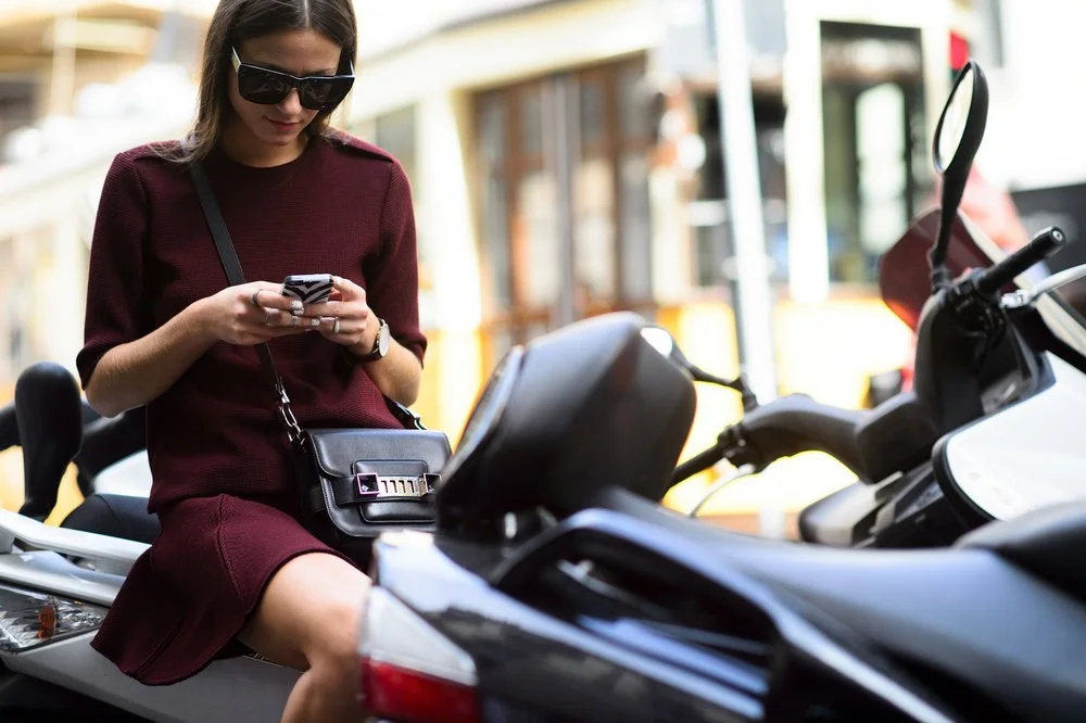 Milan Fashion Week, Spring 2015, photographed by Adam Katz Sinding (for W Mag)