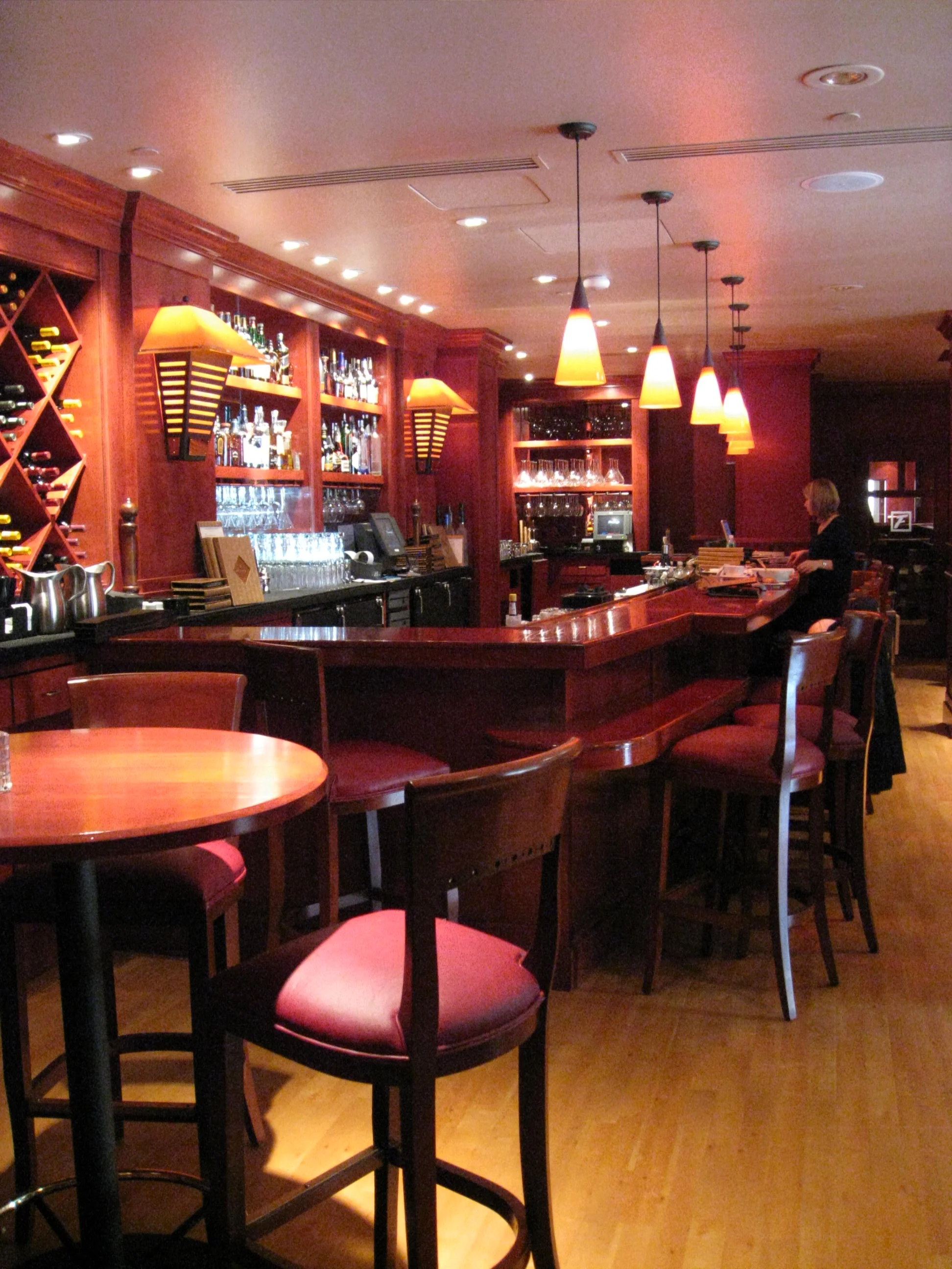 A comfortable place for a drink